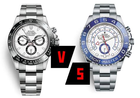 rolex daytona vs yacht master